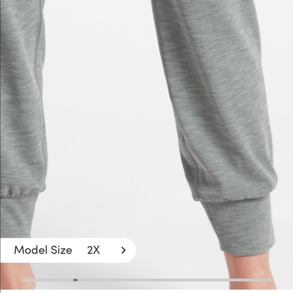 Athleta salutation grey heather joggers - Picture 6 of 8